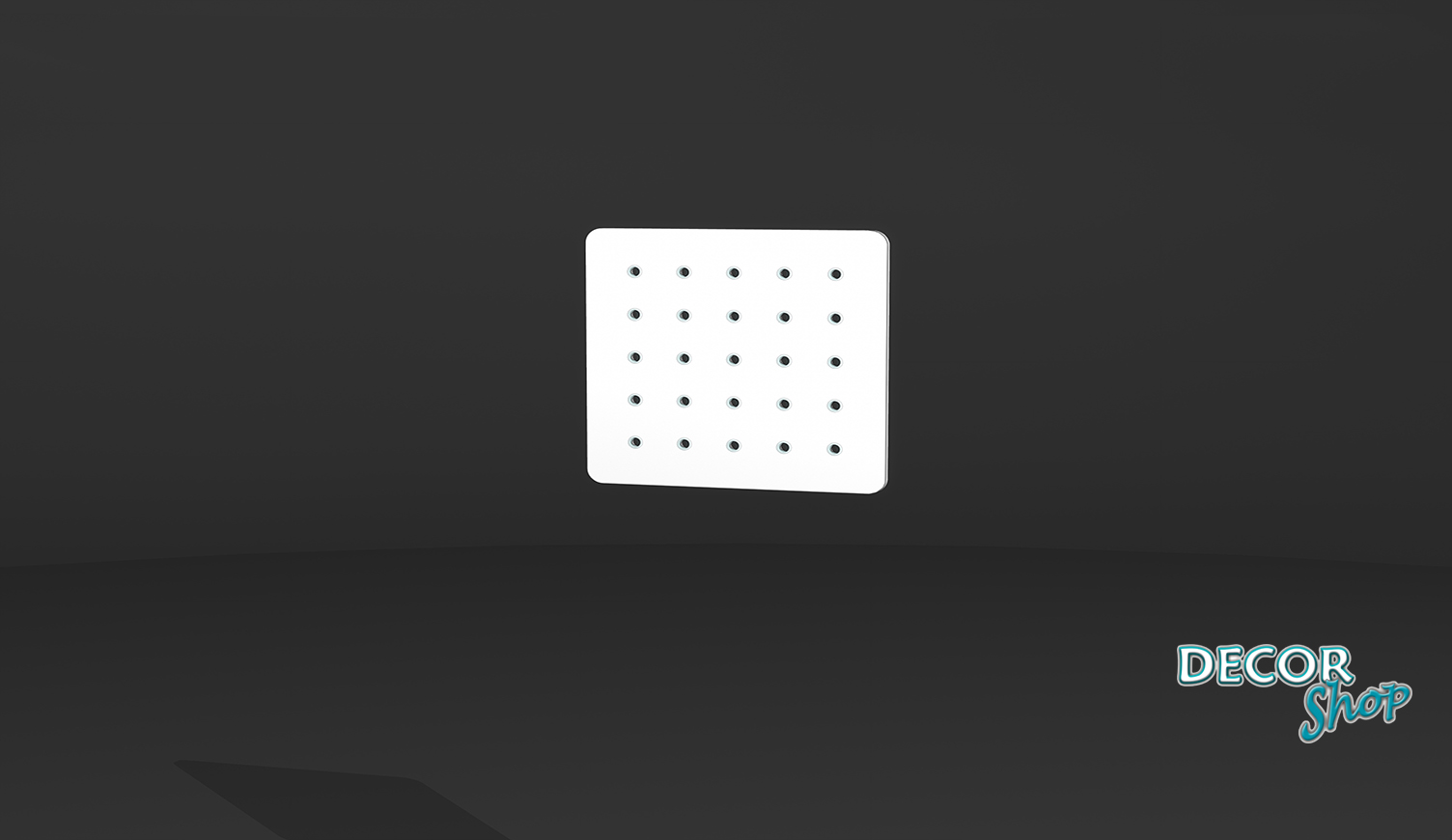 1 - Painel quadrado com botões de acrílico
