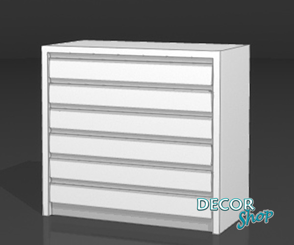 10 - Armário de 90cm com 6 gavetas