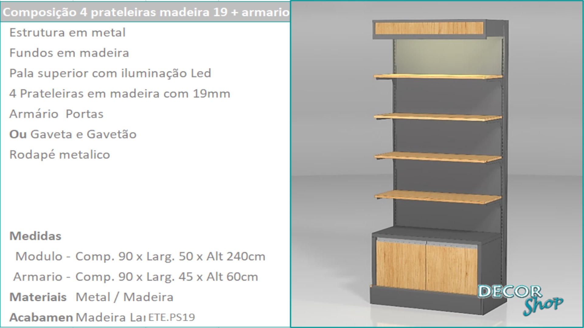 08 - Mod 4 Prat mad Armário