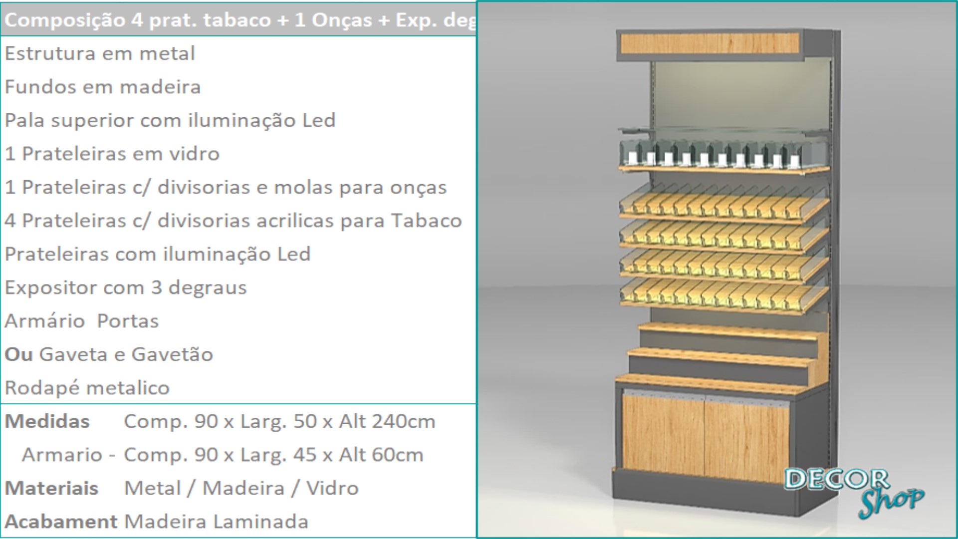 11 - Mod 4 Prat Tabaco 1 Prat Onças Exp degraus