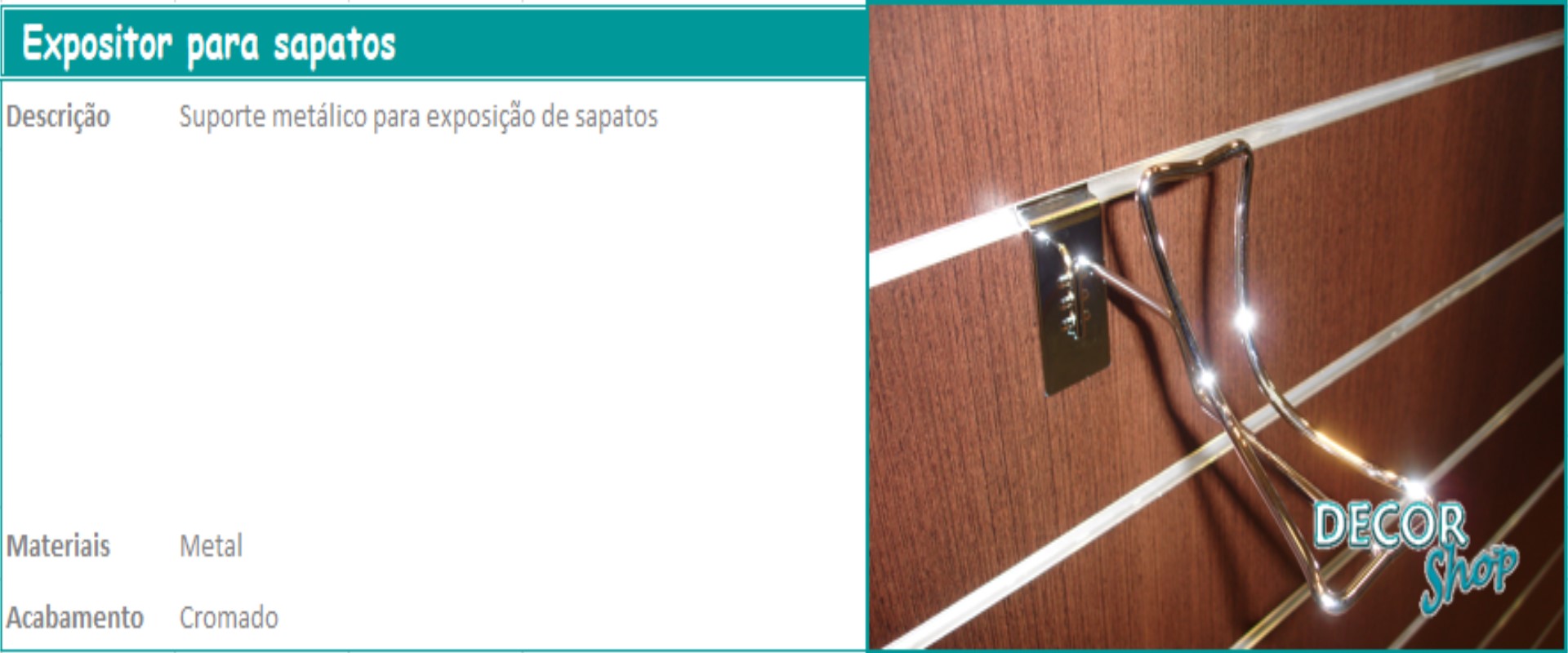 15 - Expositor para sapatos