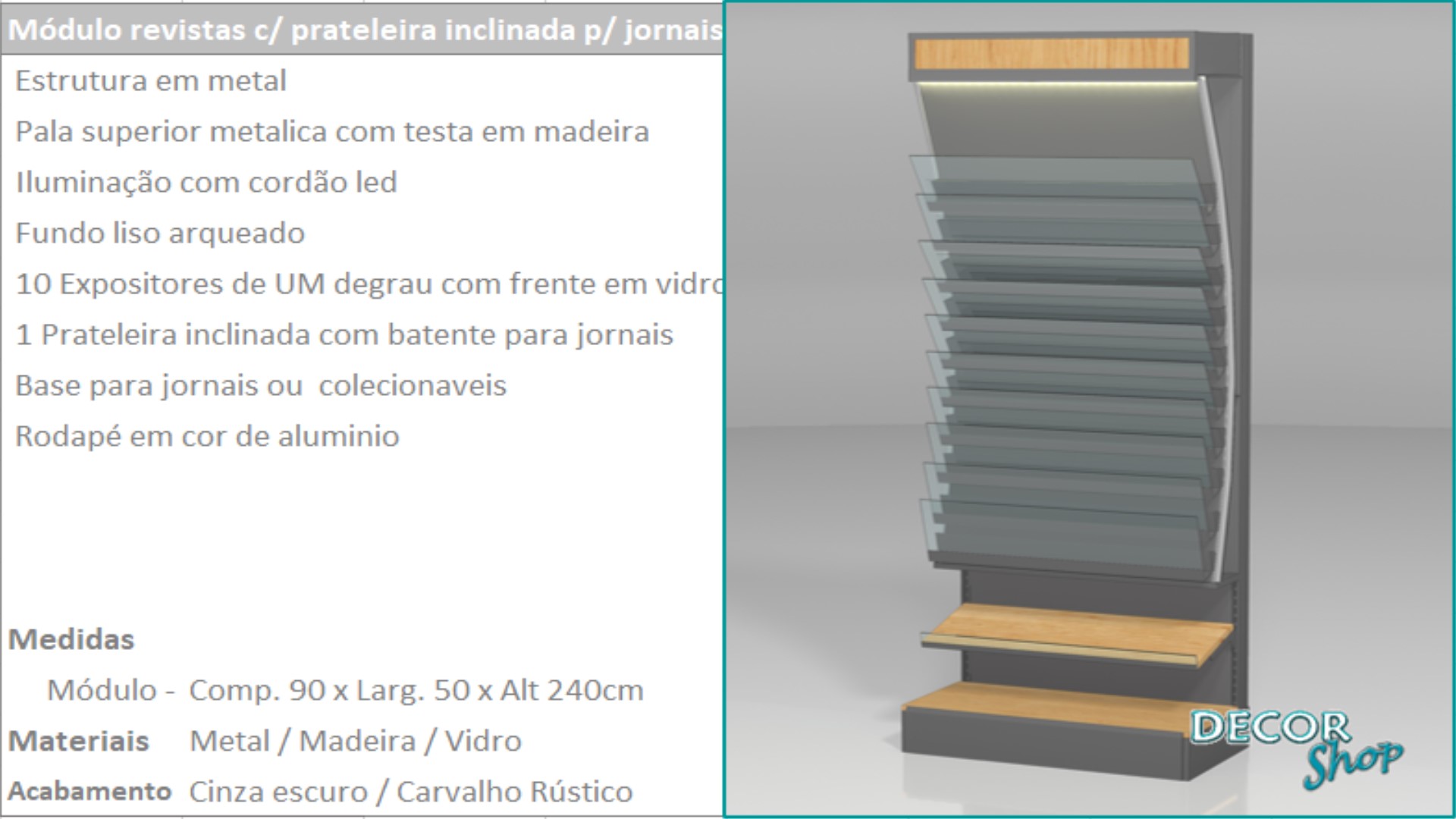 15 - Mod revistas jornais com prateleira
