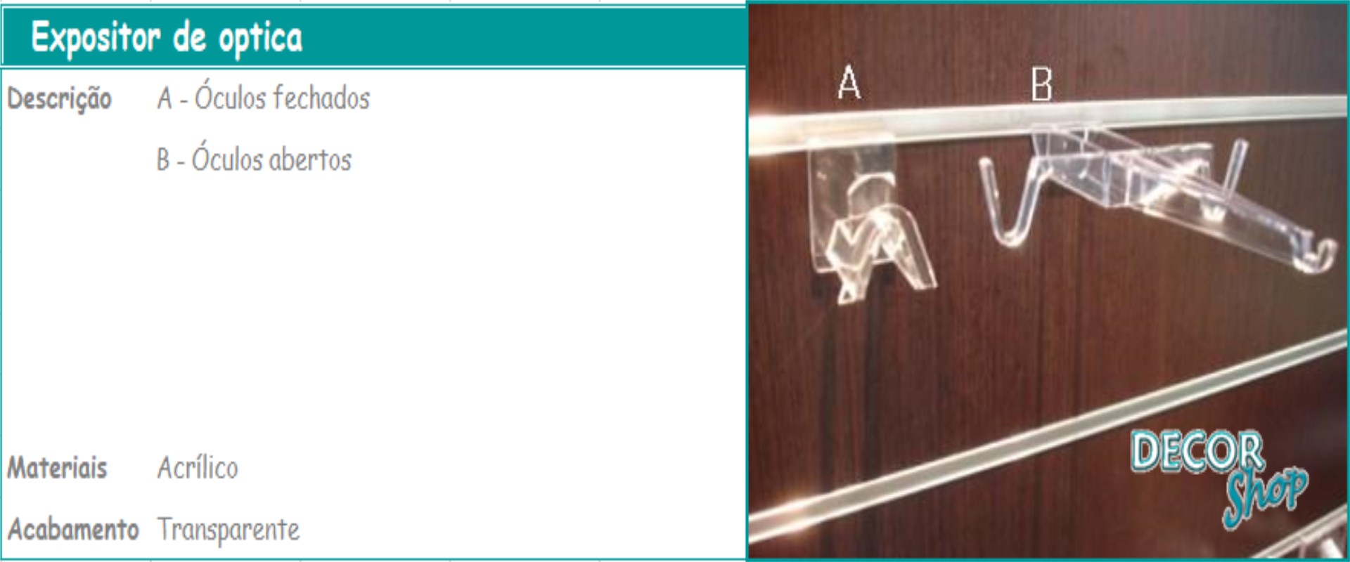 16 - Expositor de optica