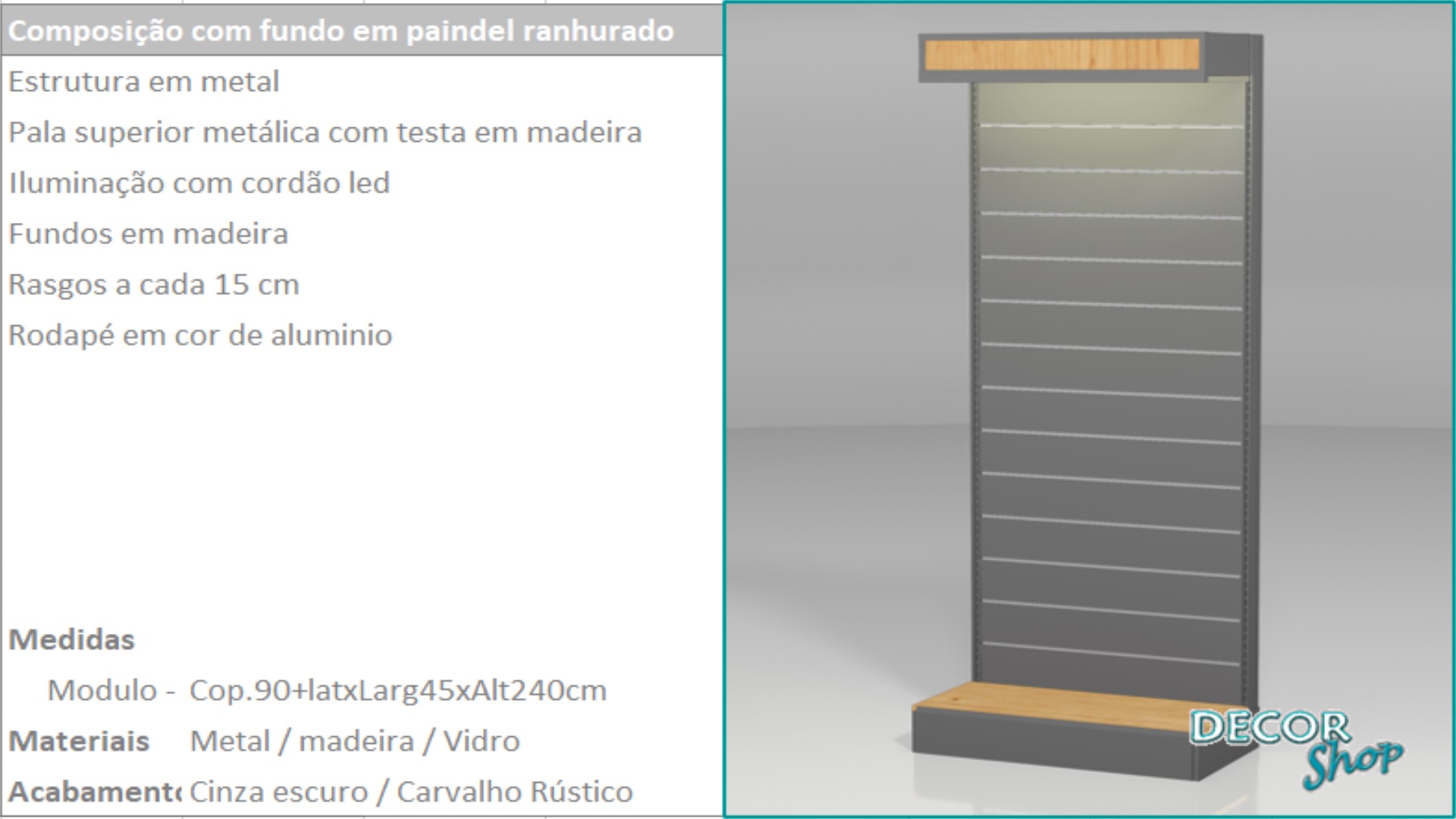 19 - Mod fundo ranhurado
